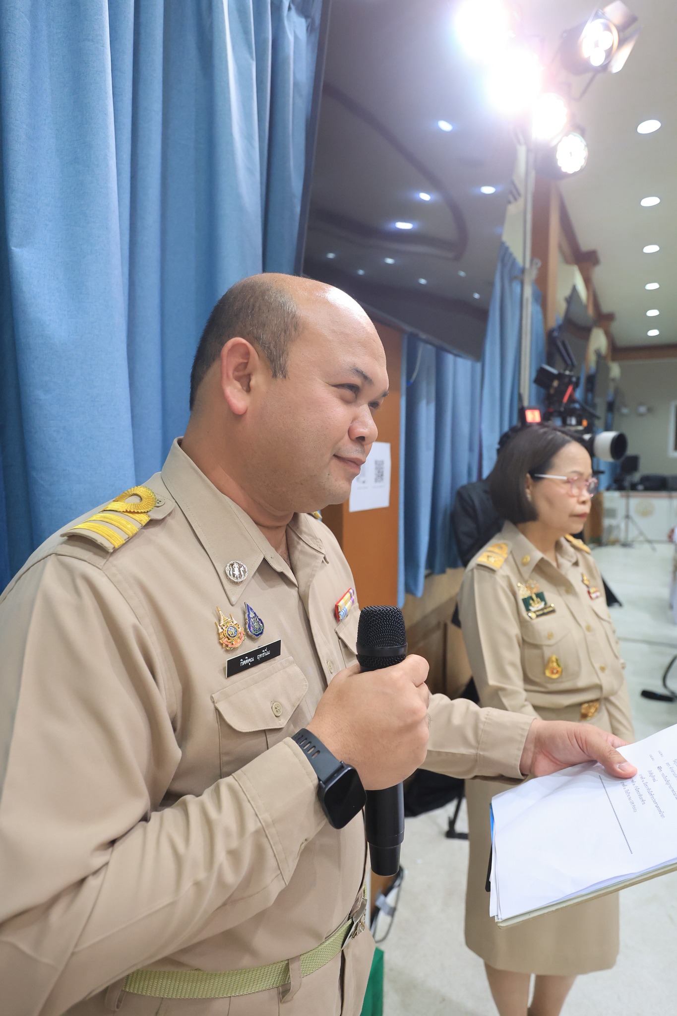 title - เลขาธิการ ส.ป.ก. นำทีมผู้บริหาร และเจ้าหน้าที่ ส.ป.ก. ประกาศเจตนารมณ์ตามนโยบาย No Gift Policy